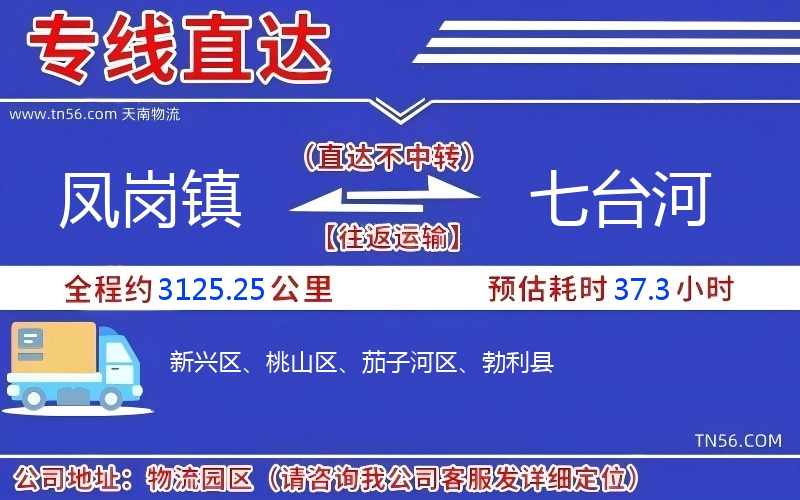 鳳崗鎮(zhèn)到七臺(tái)河物流公司